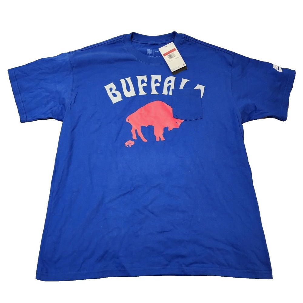 Nike® Men's LARGE Buffalo Bills™ Rewind Heavy Max90 Pocket T-Shirt - $55